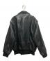 WINCH KIABI (ウィンチ キアビ) A-2 レザーフライトジャケット ブラック サイズ:不明：10000円
