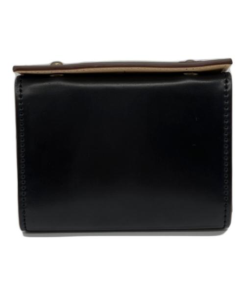 M+（エムピウ）M+ (エムピウ) MILLEFOGLIE CORDOVAN27 ブラック 未使用品の古着・服飾アイテム