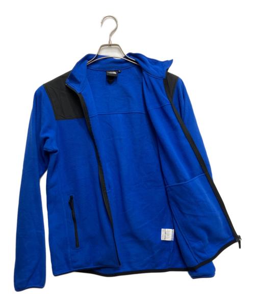 THE NORTH FACE（ザ ノース フェイス）THE NORTH FACE (ザ ノース フェイス) マウンテンバーサマイクロジャケット ブラック×ブルー サイズ:Lの古着・服飾アイテム