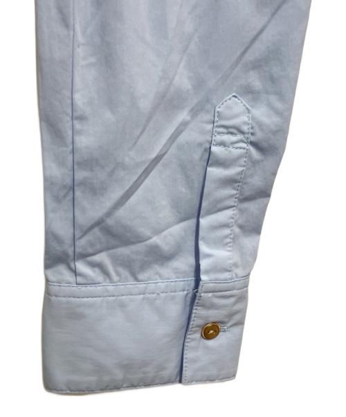 Rirandture（リランドチュール）Rirandture (リランドチュール) ハートロゴ刺繍クロップドシャツ ブルー サイズ:2の古着・服飾アイテム