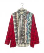 Rebuild by Needlesリビルドバイニードルス）の古着「再構築フランネルシャツ」｜マルチカラー