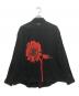 FORSOMEONE (フォーサムワン) バックフラワープリントシャツ ブラック サイズ:46：7000円