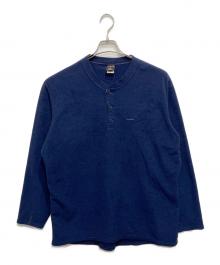 Patagonia（パタゴニア）の古着「キャプリーンヘンリーネックフリースカットソー」｜ネイビー
