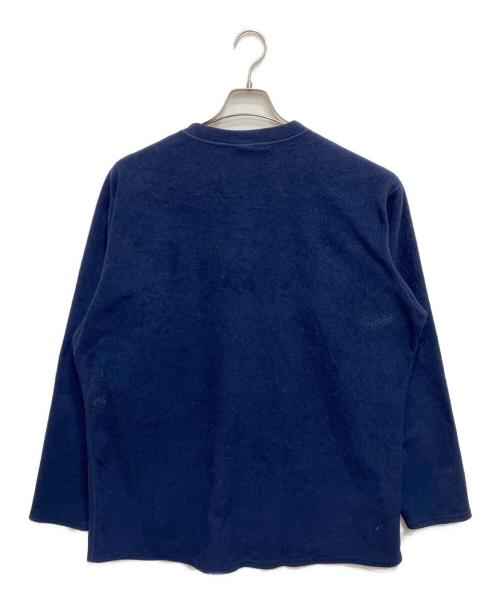 Patagonia（パタゴニア）Patagonia (パタゴニア) キャプリーンヘンリーネックフリースカットソー ネイビー サイズ:XLの古着・服飾アイテム