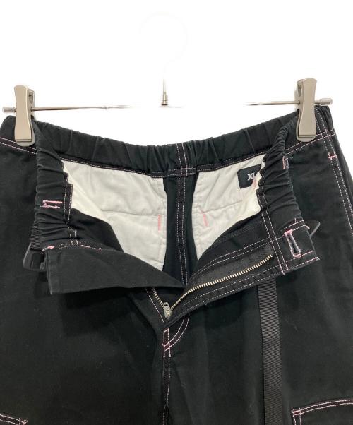 X-LARGE（エクストララージ）X-LARGE (エクストララージ) STITCHED RESORT カーゴパンツ ブラック サイズ:Mの古着・服飾アイテム