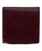 Cartierカルティエ）の古着「2つ折り財布」｜レッド