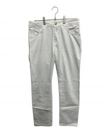 JACOB COHEN（ヤコブコーエン）の古着「PW622テーパードデニム」｜ホワイト