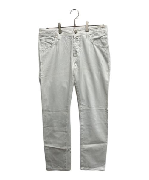 JACOB COHEN（ヤコブコーエン）JACOB COHEN (ヤコブコーエン) PW622テーパードデニム ホワイト サイズ:SIZE 83.5cm (W33)の古着・服飾アイテム