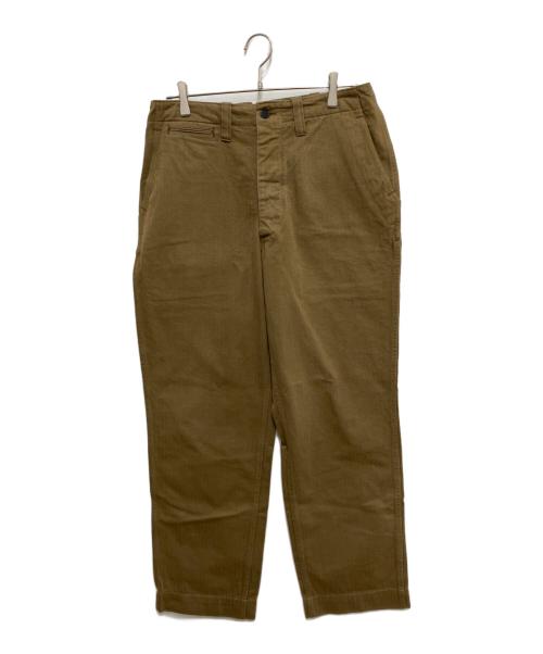 freewheelers（フリーホイーラーズ）freewheelers (フリーホイーラーズ) M-1942 HBTトラウザー ブラウン サイズ:SIZE W34×L34の古着・服飾アイテム