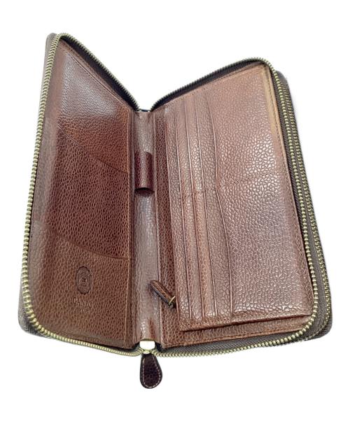 GANZO（ガンゾ）GANZO (ガンゾ) トラベルウォレット ブラウンの古着・服飾アイテム