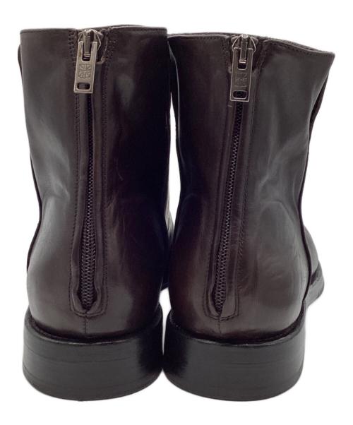 Pantanetti（パンタネッティ）PANTANETTI (パンタネッティ) ヴィンテージ加工バックジップブーツ ブラウン サイズ:43の古着・服飾アイテム