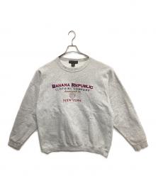 BANANA REPUBLIC（バナナリパブリック）の古着「ロゴスウェット」｜グレー