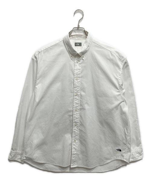 THE NORTH FACE（ザ ノース フェイス）THE NORTH FACE (ザ ノース フェイス) ロングスリーブハーフドームシャツ ホワイト サイズ:XLの古着・服飾アイテム