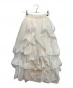 THE TOEザ・トゥー）の古着「チュールスカート」｜ホワイト