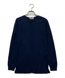 FOXEY NEWYORK（フォクシーニューヨーク）の古着「丸首カーディガン」｜ネイビー