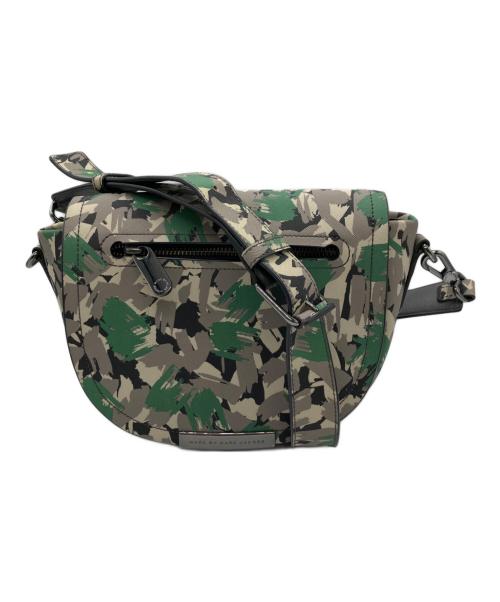 Marc by Marc Jacobs（マークバイマークジェイコブス）Marc by Marc Jacobs (マークバイマークジェイコブス) カモフラショルダーバッグ グリーン×グレーの古着・服飾アイテム