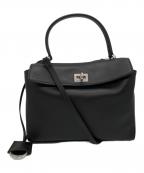 BALENCIAGAバレンシアガ）の古着「ロデオトップミニハンドル2WAYショルダーバッグ」｜ブラック