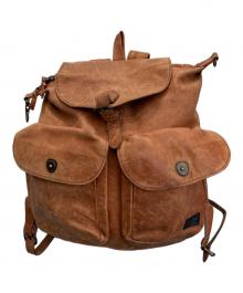 PORTER（ポーター）の古着「コルチナレザーリュック」｜ブラウン