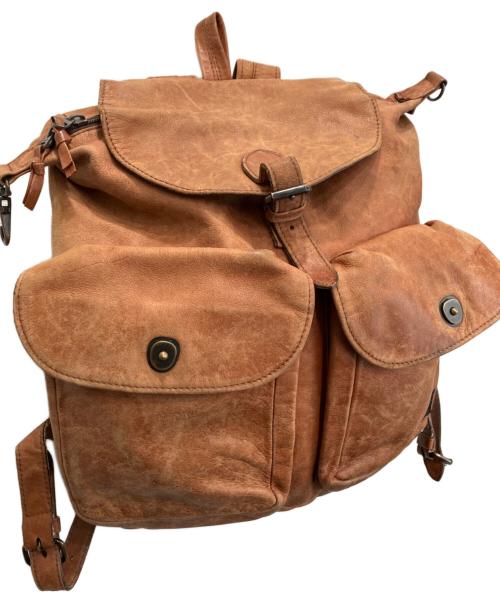 PORTER（ポーター）PORTER (ポーター) コルチナレザーリュック ブラウンの古着・服飾アイテム