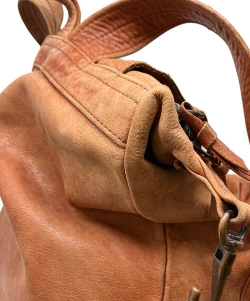 PORTER（ポーター）PORTER (ポーター) コルチナレザーリュック ブラウンの古着・服飾アイテム