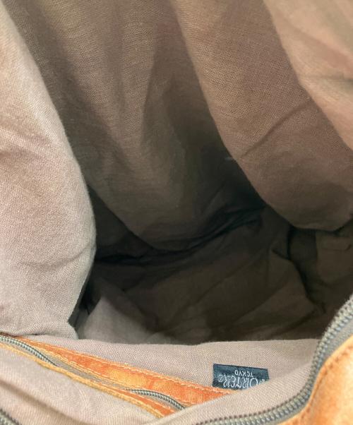 PORTER（ポーター）PORTER (ポーター) コルチナレザーリュック ブラウンの古着・服飾アイテム