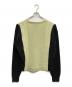 AWAKE (アウェイク) ケーブルニット パネル カーディガン グリーン×ブラック サイズ:XL：10000円