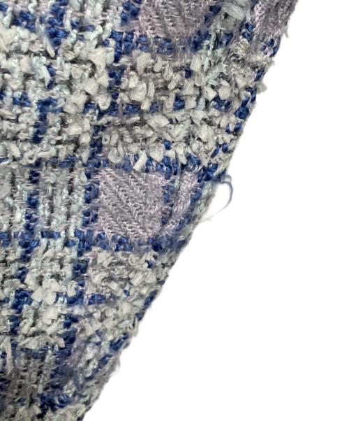 SUPREME（シュプリーム）SUPREME (シュプリーム) Boucle Zip Up Shirt ブルー サイズ:Lの古着・服飾アイテム