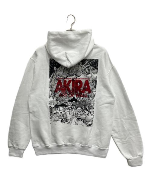 AKIRA ART OF WALL（アキラ アート オブ ウォール）AKIRA ART OF WALL (アキラ アート オブ ウォール) プルオーバーパーカー ホワイト サイズ:Mの古着・服飾アイテム