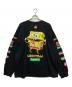SUPREME (シュプリーム) Sponge Bob Castelli Cycling L S Tee ブラック サイズ:XXL：16000円