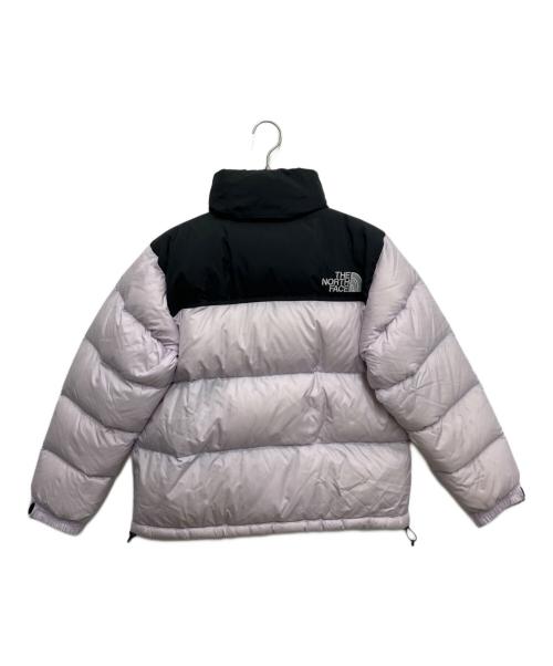 THE NORTH FACE（ザ ノース フェイス）THE NORTH FACE (ザ ノース フェイス) Short Nuptse Jacket パープル×ブラック サイズ:Mの古着・服飾アイテム