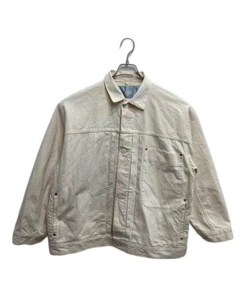 Dulcamara（ドゥルカマラ）Dulcamara (ドゥルカマラ) カバーオール アイボリーの古着・服飾アイテム