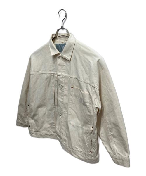 Dulcamara（ドゥルカマラ）Dulcamara (ドゥルカマラ) カバーオール アイボリーの古着・服飾アイテム