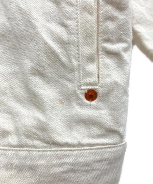 Dulcamara（ドゥルカマラ）Dulcamara (ドゥルカマラ) カバーオール アイボリーの古着・服飾アイテム