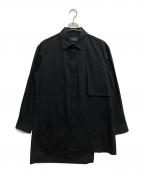 Y-3ワイスリー）の古着「COTTON SHIRT」｜ブラック