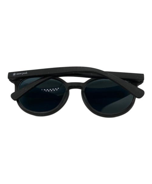 Snow peak（スノーピーク）snow peak (スノーピーク) JIN'S (ジンズ) サングラス ブラック サイズ:54□19-146の古着・服飾アイテム