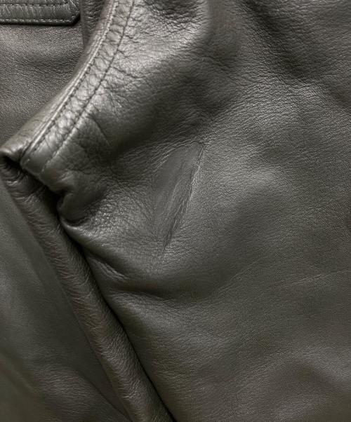 Max Mara WEEK END LINE（マックスマーラ ウイークエンドライン）MAX MARA WEEK END LINE (マックスマーラ ウイークエンドライン) ラムレザーパンツ ブラウン サイズ:40の古着・服飾アイテム