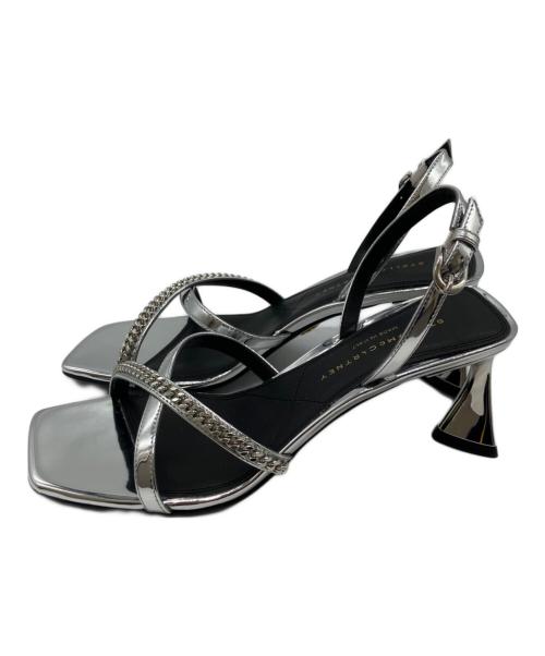 STELLA McCARTNEY（ステラマッカートニー）STELLA McCARTNEY (ステラマッカートニー) エルザ メタリック ヒールサンダル シルバー サイズ:35の古着・服飾アイテム