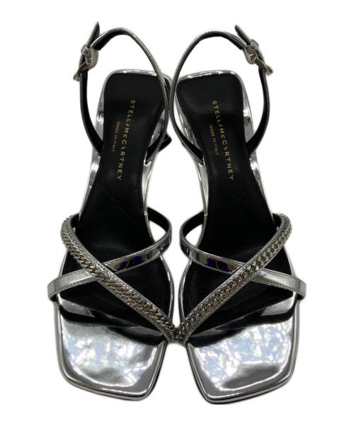 STELLA McCARTNEY（ステラマッカートニー）STELLA McCARTNEY (ステラマッカートニー) エルザ メタリック ヒールサンダル シルバー サイズ:35の古着・服飾アイテム