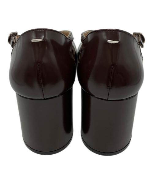 Maison Margiela（メゾンマルジェラ）Maison Margiela (メゾンマルジェラ) タビ 80mm パンプス ブラウン サイズ:37の古着・服飾アイテム