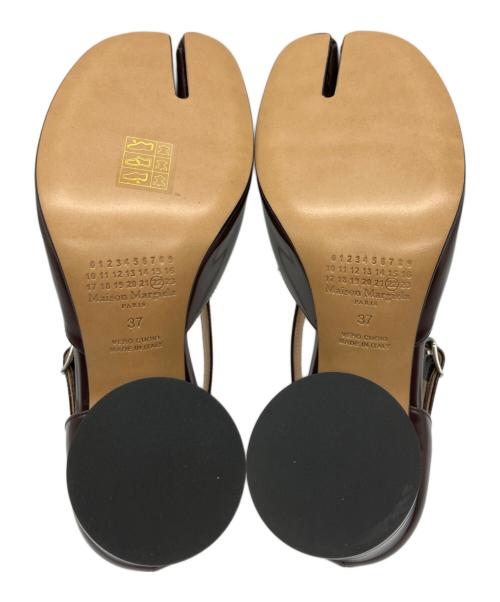 Maison Margiela（メゾンマルジェラ）Maison Margiela (メゾンマルジェラ) タビ 80mm パンプス ブラウン サイズ:37の古着・服飾アイテム