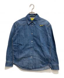Onitsuka Tiger（オニツカタイガー）の古着「デニムシャツ」｜ブルー