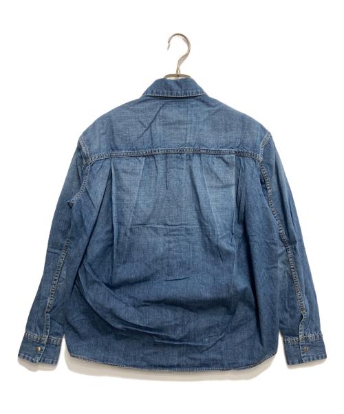 Onitsuka Tiger（オニツカタイガー）Onitsuka Tiger (オニツカタイガー) デニムシャツ ブルー サイズ:XSの古着・服飾アイテム