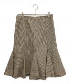 RALPH LAURENラルフローレン）の古着「ウールスカート」｜ブラウン