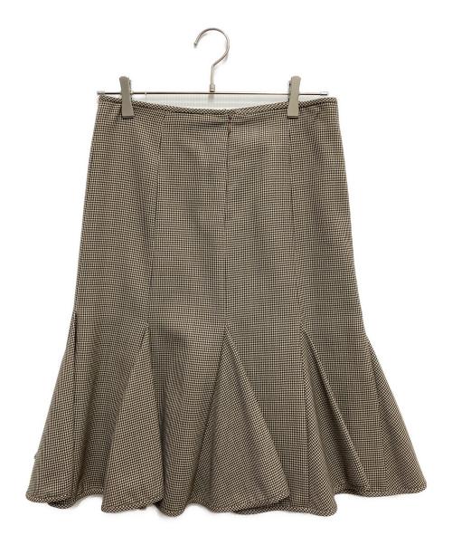 RALPH LAUREN（ラルフローレン）RALPH LAUREN (ラルフローレン) ウールスカート ブラウン サイズ:W64の古着・服飾アイテム