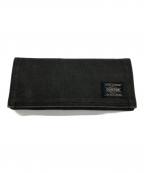 PORTERポーター）の古着「スモーキー 長財布」｜ブラック