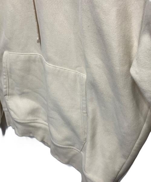 stussy（ステューシー）stussy (ステューシー) BACK APPLIQUE HOODIE アイボリー サイズ:Lの古着・服飾アイテム