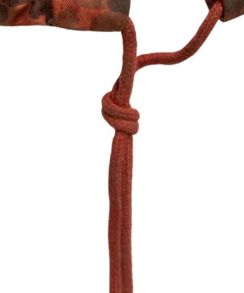 DIESEL（ディーゼル）DIESEL (ディーゼル) カモフラ柄ロゴ刺繍モッズコート オレンジ サイズ:Sの古着・服飾アイテム