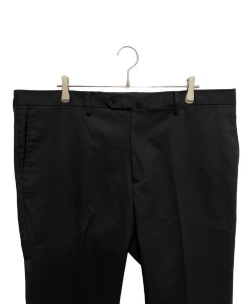 MACKINTOSH PHILOSOPHY（マッキントッシュ フィロソフィー）MACKINTOSH PHILOSOPHY (マッキントッシュ フィロソフィー) バーズアイストレッチトラウザー ブラック サイズ:54の古着・服飾アイテム