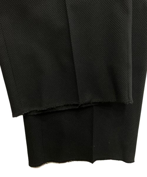 MACKINTOSH PHILOSOPHY（マッキントッシュ フィロソフィー）MACKINTOSH PHILOSOPHY (マッキントッシュ フィロソフィー) バーズアイストレッチトラウザー ブラック サイズ:54の古着・服飾アイテム