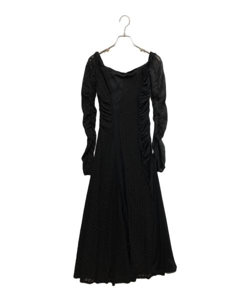 ERADIE（エラディエ）ERADIE (エラディエ) Lace＆Churu switching dress ブラック サイズ:FREEの古着・服飾アイテム